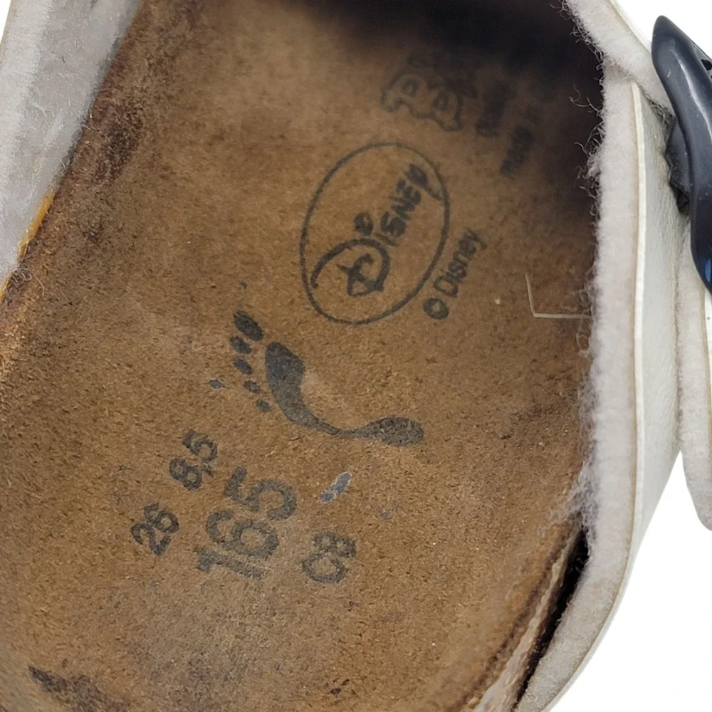 Birkenstock‎ Disney Birkis Clogs Girls Size C8 US 8 Minnie Mickey Mouse White 26